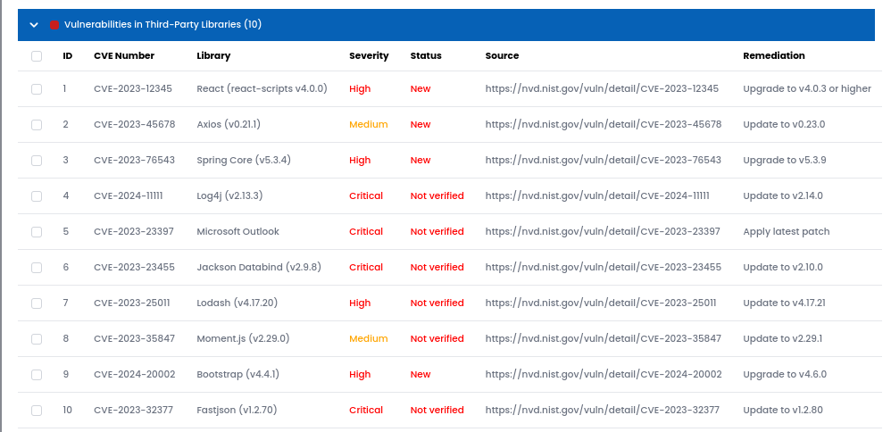 Vulnerability Detection